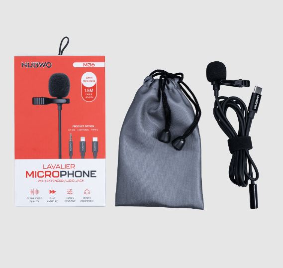 NUBWO M-36 Lavlier Microphone (3.5mm Audio Jac)