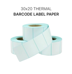 [133094] 30x20 Barcode Paper 1200Pcs Direct Thermal (Normal)