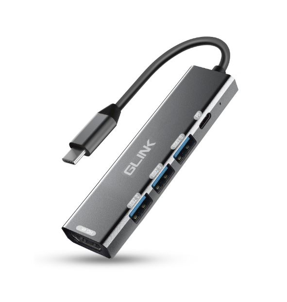G-Link GL-043 TYPE-C 5 in 1 Adapter