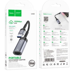 [103298] Hoco UA 26A  USB A to RJ45 Adapter