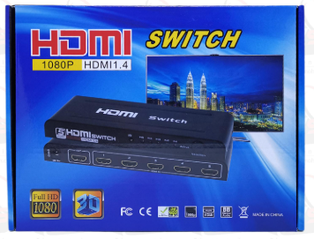 HDMI Switch 5-Port Full HD 1080P
