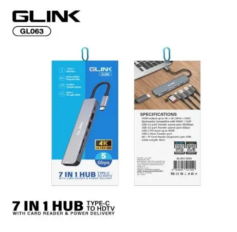 [P000377] G-Link GL-063 Type-C to 7 in 1