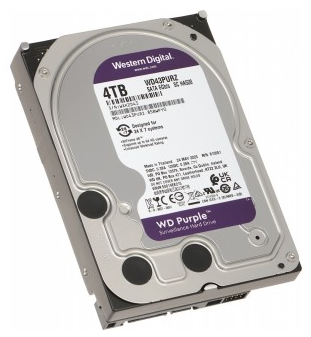 WD 4TB Surveillance HDD SATA3 Purple (WD44PURZ)