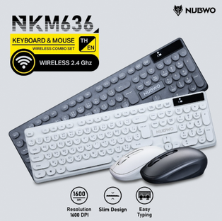Nubwo NKM636 Wireless Keyboard and Mouse Combo