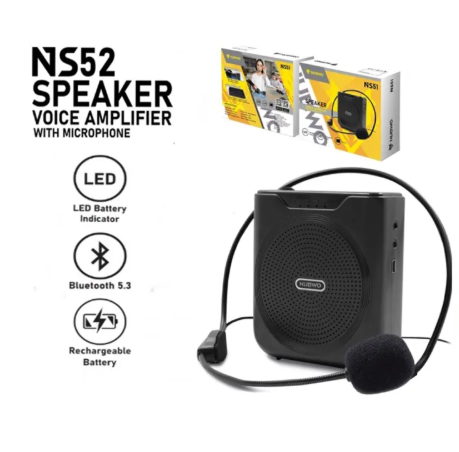 NUBWO NS52 Speaker Voice Amplifier with Microphone
