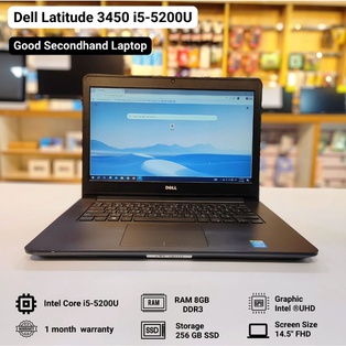 Dell Latitude 3450 (i5-5200U ,8GB,SSD 256GB,14.5") Black