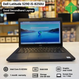 [241163] Dell Latitude 5290 ( i5-8250U, Ram 8GB, SSD 256,14") Black