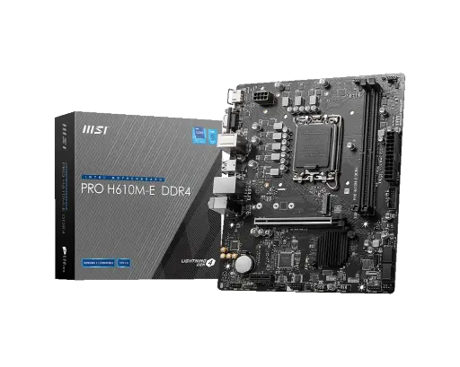 [P000350] MSI PRO H610M-S DDR4 Intel LGA 1700 DDR4 Motherboard