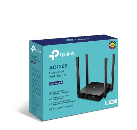 [P000365] TP Link Archer C54 AC1200 Dual Band Wi-Fi Router
