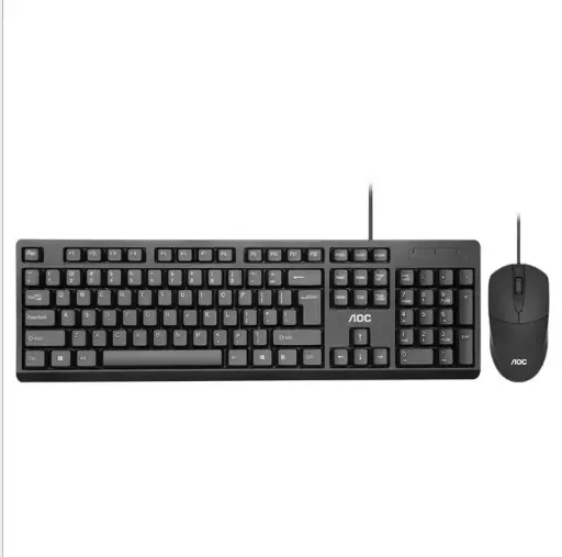 [P000067] AOC KM160 Wired Keyboard+Mouse Combo