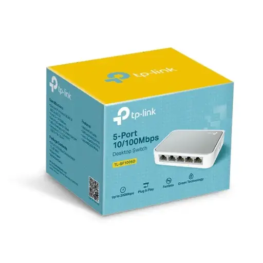 [P000083] TP-Link TL-SF1005D 5-Port 10/100Mbps Desktop Switch