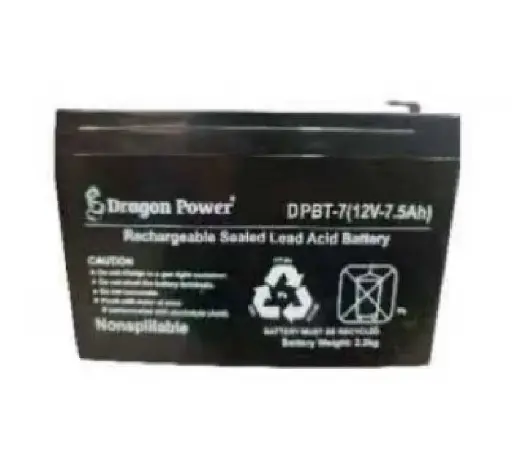 [P000129] Dragon Power 12V-7.5Ah UPS Battery